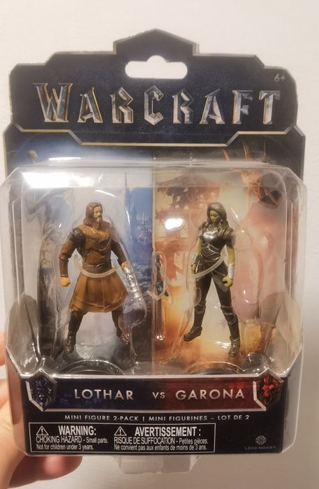 Mini figurina Warcraft Lothar Garona de la Jakks în cutie nou sigilat