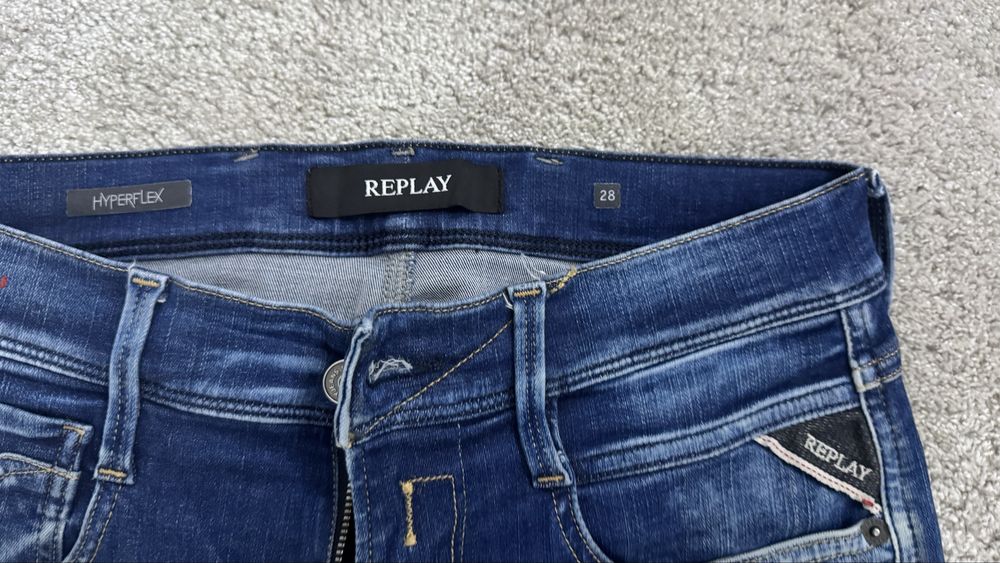 Blugi skinny hyperflex(stretch) replay marimea 28S