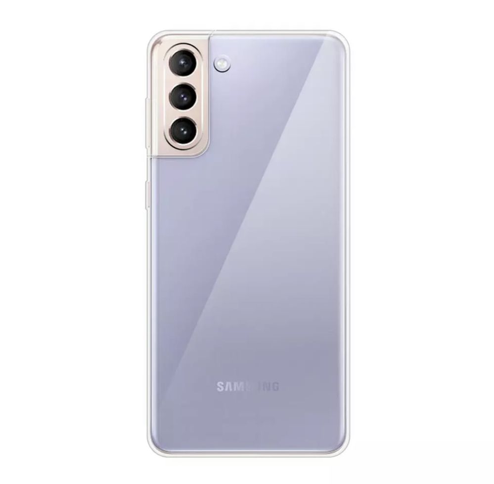 Husa Slim Samsung S21/S22 Plus Ultra Transparenta / Negra Silicon