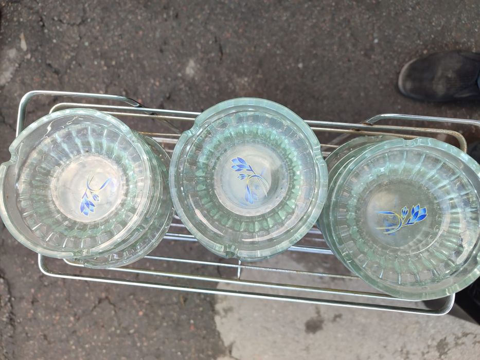 Пепельницы стеклянные новые