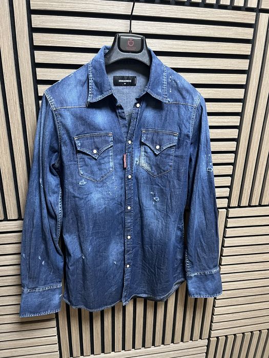 DSQUARED2 : Made in Italy - 48/M Slim - Нова дънкова риза / Оригинал