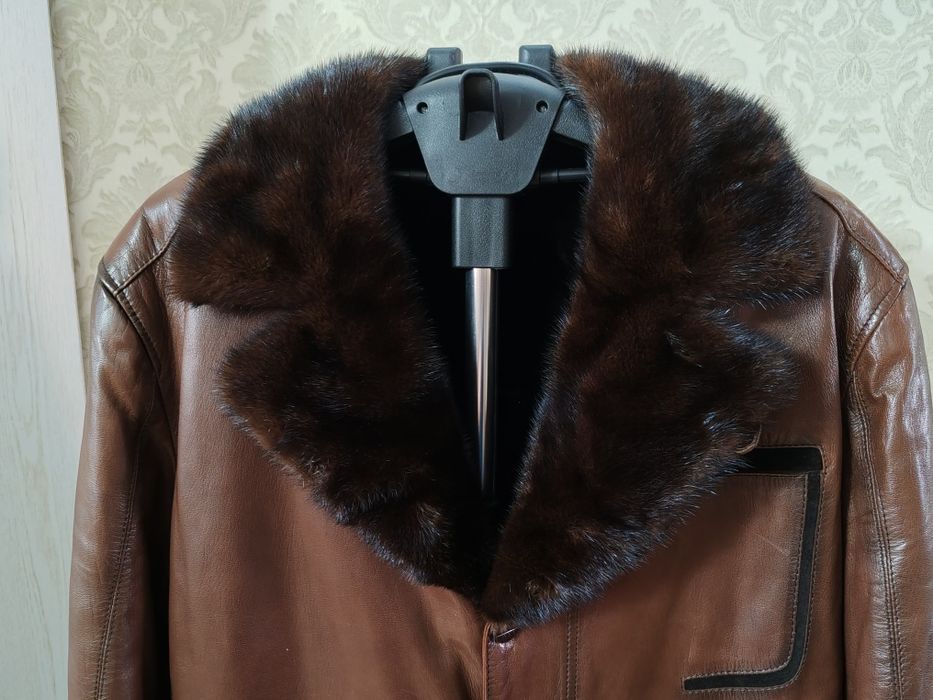 Дубленка мужская натуральная, Р-р 54