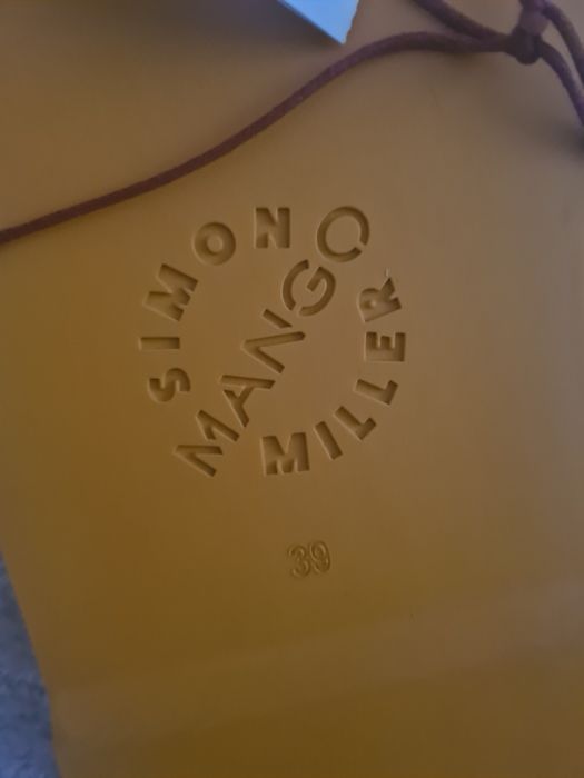 Papuci piele Mango