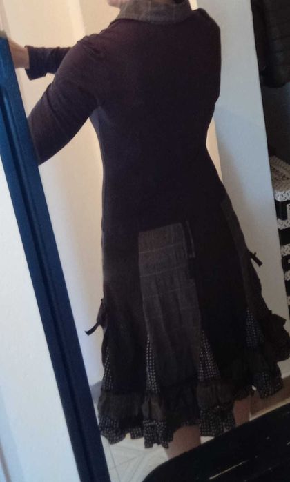 Рокля Ганг с Разкроена Пола