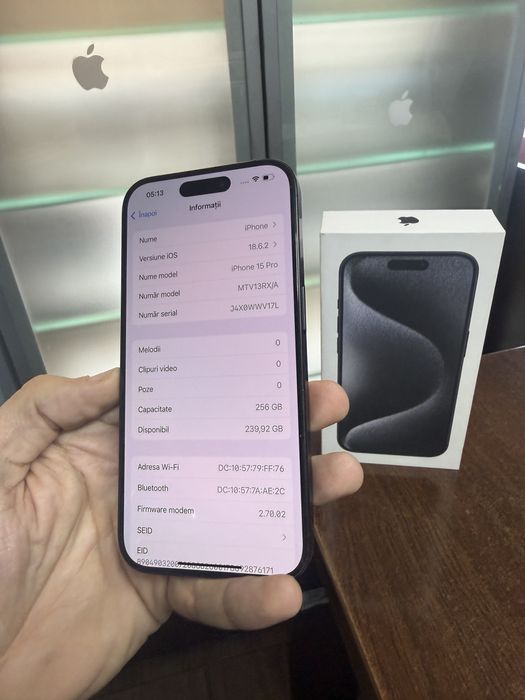 Vand Iphone 15 Pro 256Gb Full box