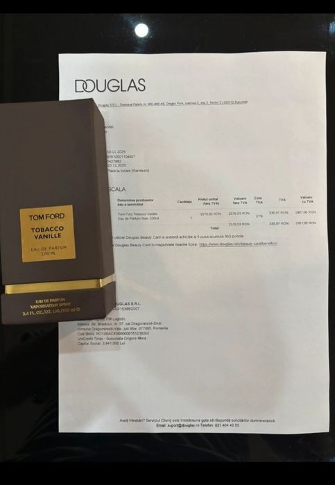 Parfum Tom Ford Tobacco Vanille 100 ml