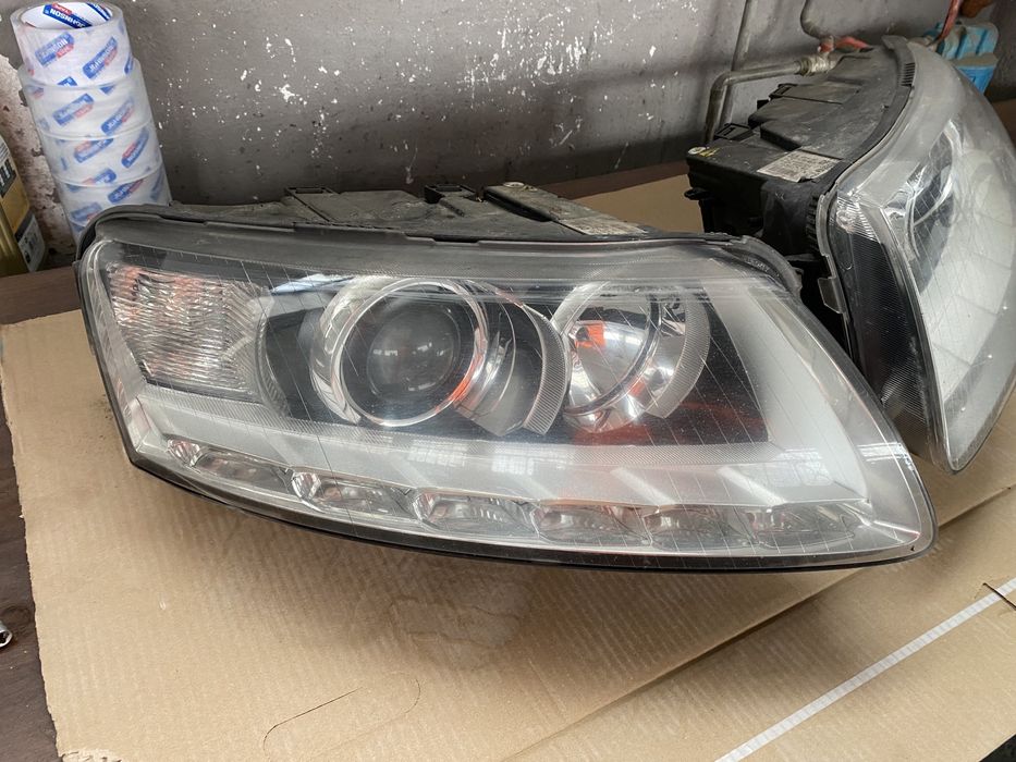 Far stanga dreapta led xenon audi a6 c6 4f facelift 2010