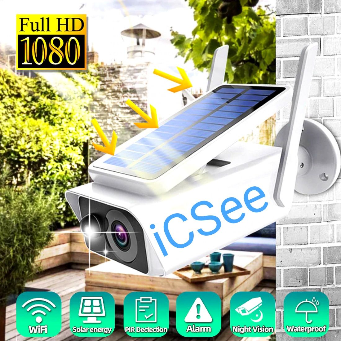 Соларна wifi камера с iCSee