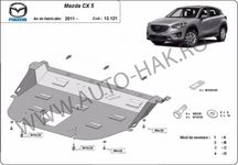 Scut motor metalic Mazda CX 5 2011-prezent, otel 2mm