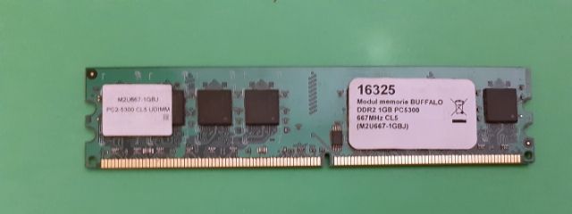 Memorie Buffalo 1GB DDR2 667Mhz, CL5, Garantie 6 luni, Transp. gratuit