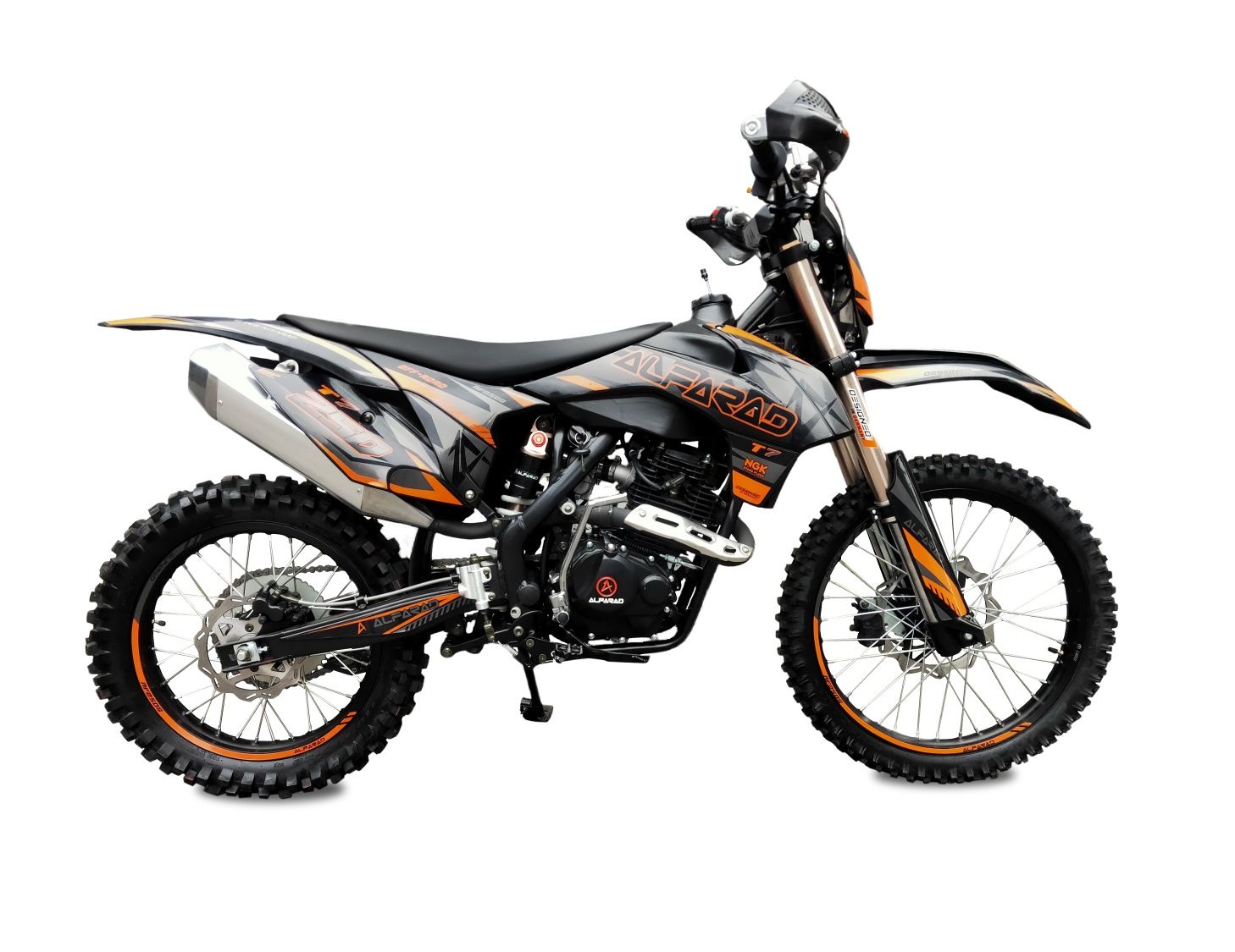 NOU Alfarad T7 250cc roti 21/17 inch cadru mare cross Enduro motoretă