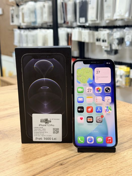 Iphone 12 pro - Capacitate 128 gb - Stare foarte buna - Garantie