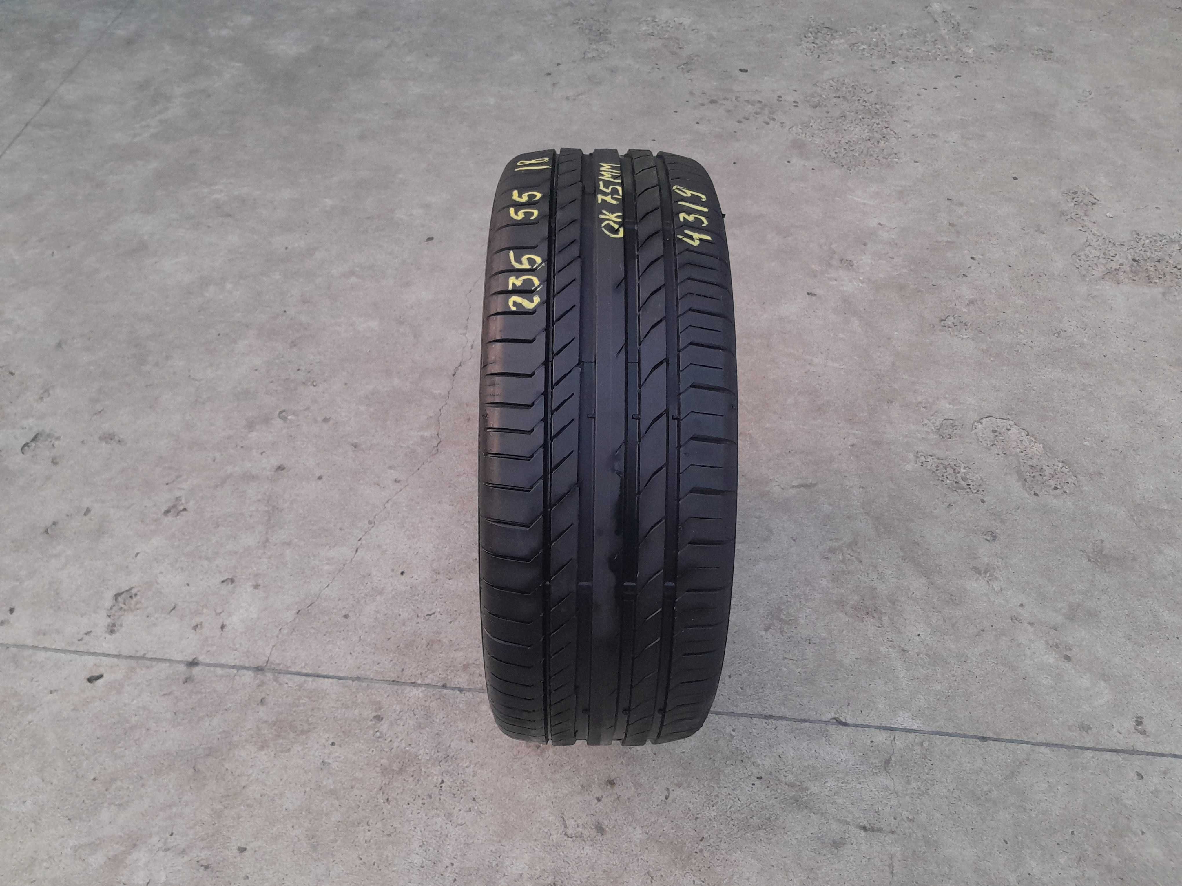 O anvelopa vara 235 55 18 continental sportcontact 5 seal 7,5 mm
