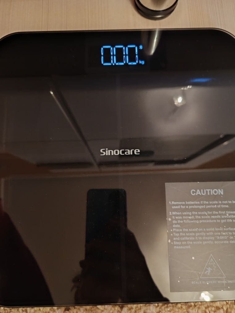 Cântar inteligent Sinocare cu bluetooth