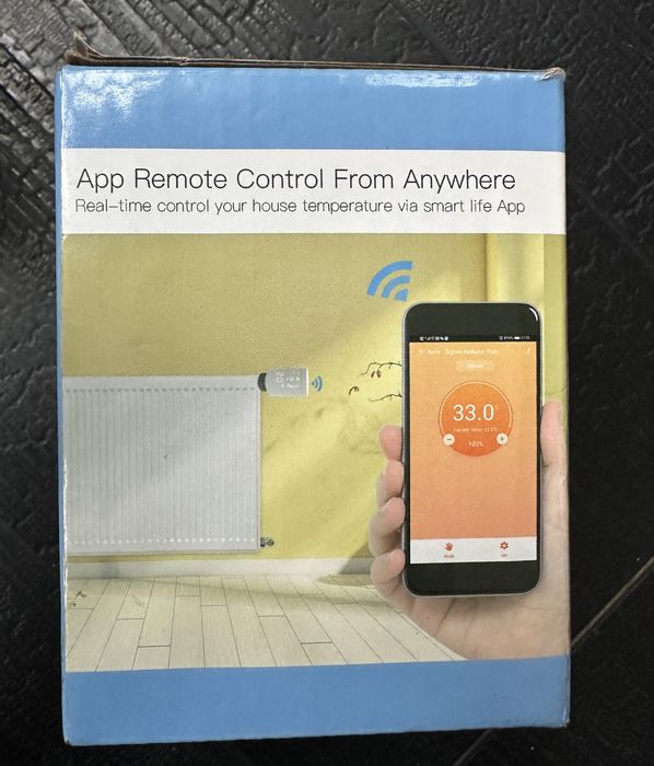 Smart Zigbee Radiator Actuator / Смарт термоглава за радиатор