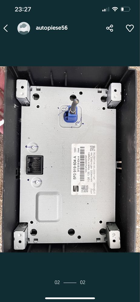 Display navigatie seat leon 5 f piese dezmembrari