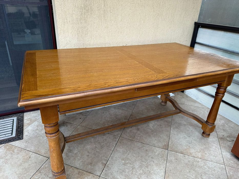 Masa Stejar Masiv extensibilă