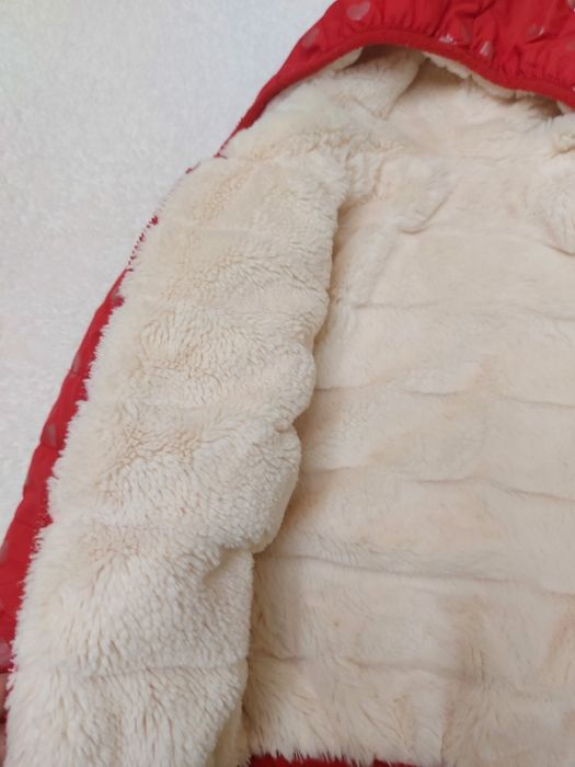 Зимно яке за момиче с две лица