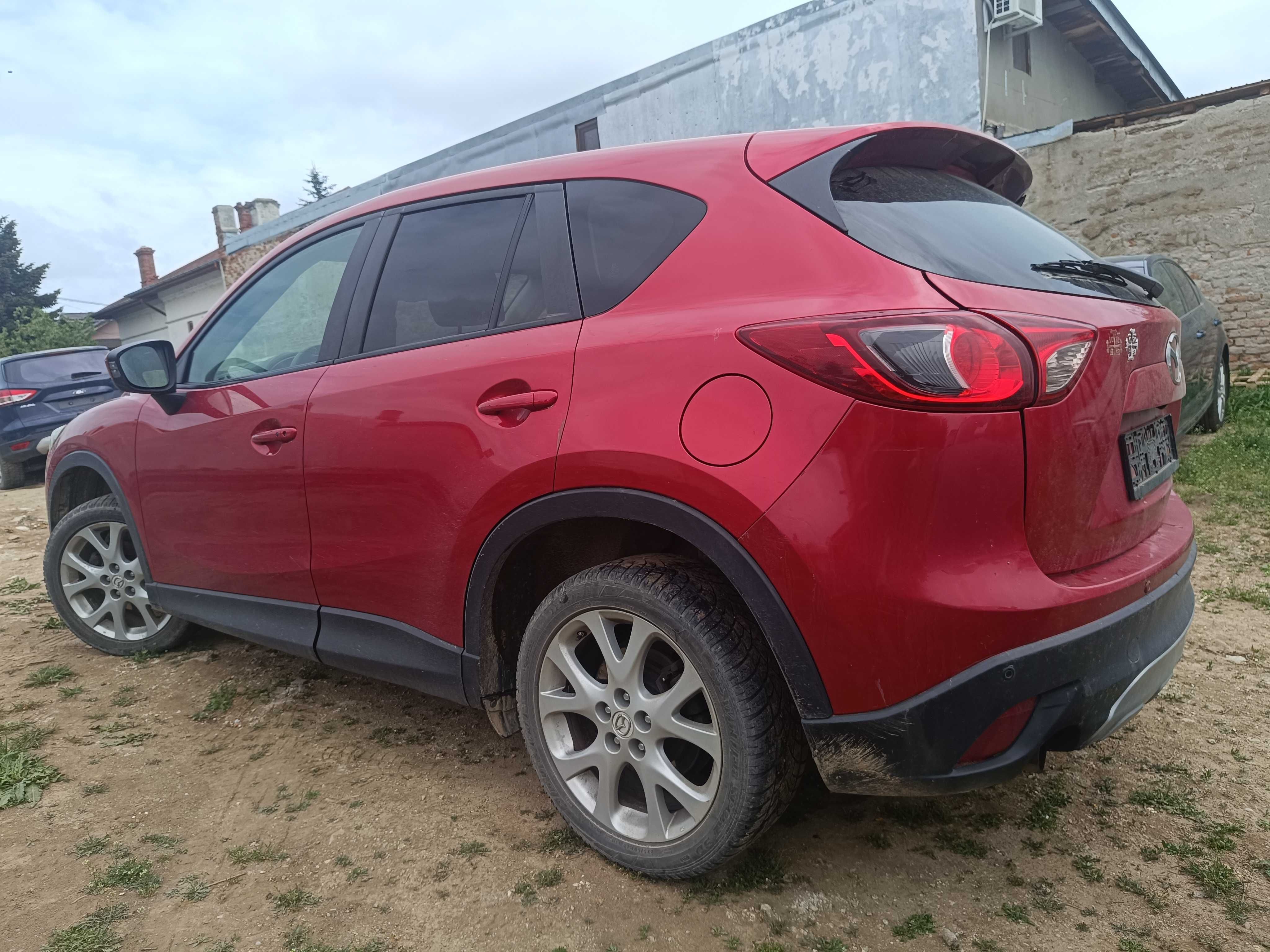 Hayon portbagaj Mazda CX-5 hayon complet cu luneta visiniu / rosu