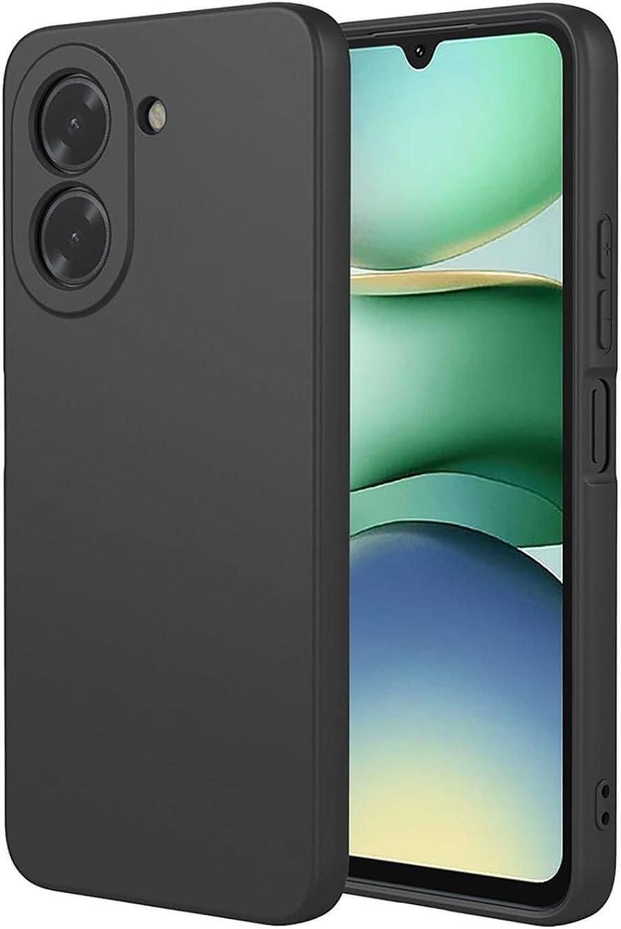 Матов Силиконов Кейс за Xiaomi Redmi A5 - Черен