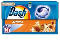 капсули DASH за пране 31бр AMBRA цветно и бяло P&G внос ИТАЛИЯ