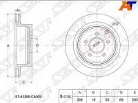 Диск тормозной Nissan Elgrand