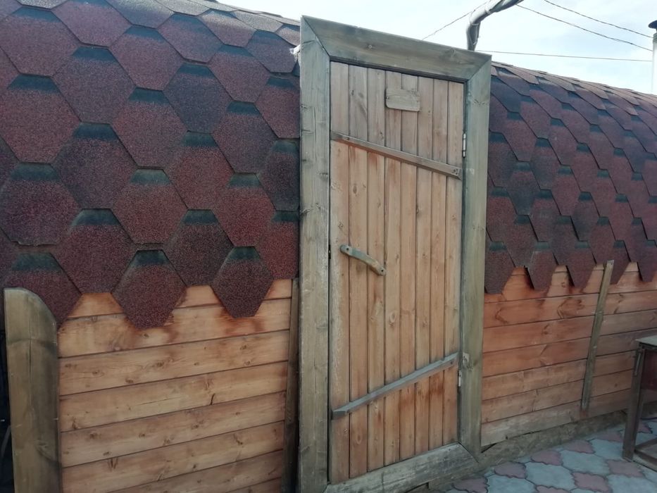 Продается  баня "Каравелла" размером 6x2.4 метра.