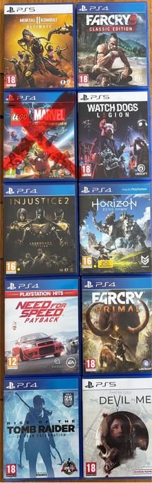 Игри за ps 4/5 всяка по 40 лв