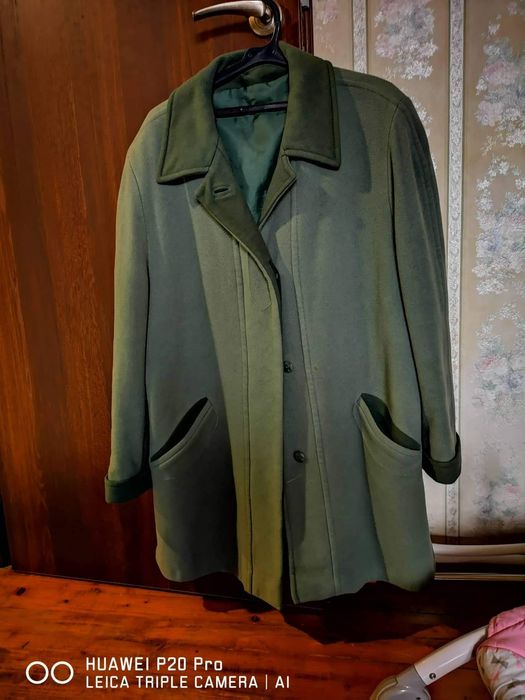 Модерен Шлифер пончо палто от вълна