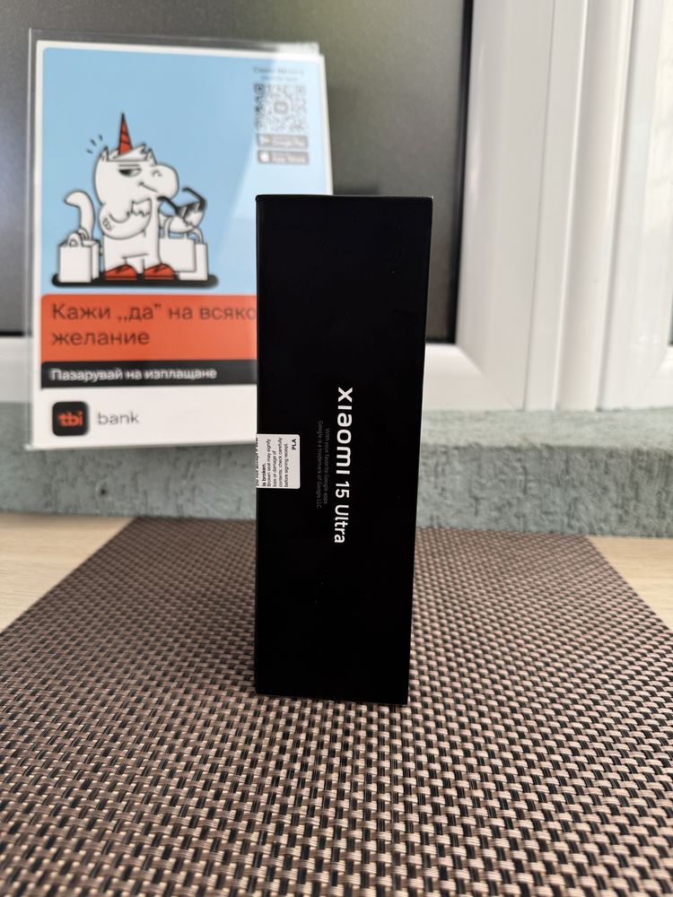 НОВ! *ЛИЗИНГ* Xiaomi 15 Ultra 5G 512GB 16RAM Black Гаранция!