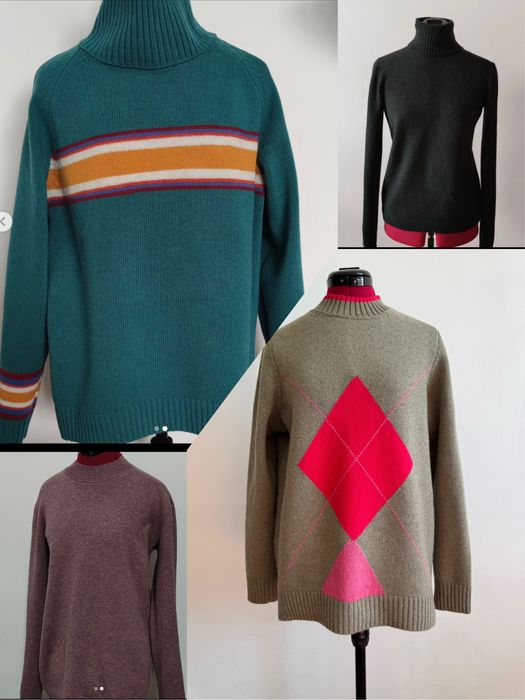 Итальянская пряжа , свитера ручная работа. Размер S-M .