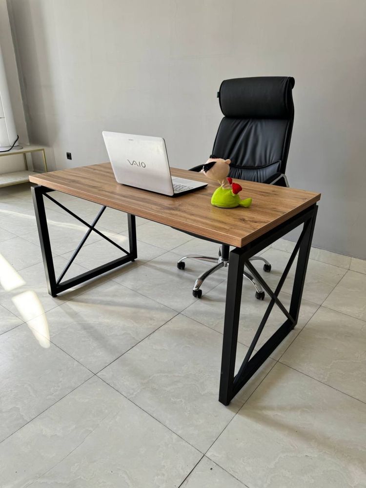 Офисный стол в стиле лофт/ Парта /Компьютерный стол/Loft uslubida stol