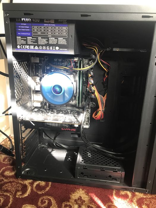 Tayyor kamputer i5 7400 rx 550 4 gb