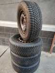 Vând Set Jante 5x112+Cauciucuri 215/65/16 M+S Goodyear Import Germania