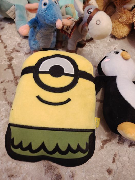 Jucării de plus, diverse modele ideale pentru copii. Garfild, minion,