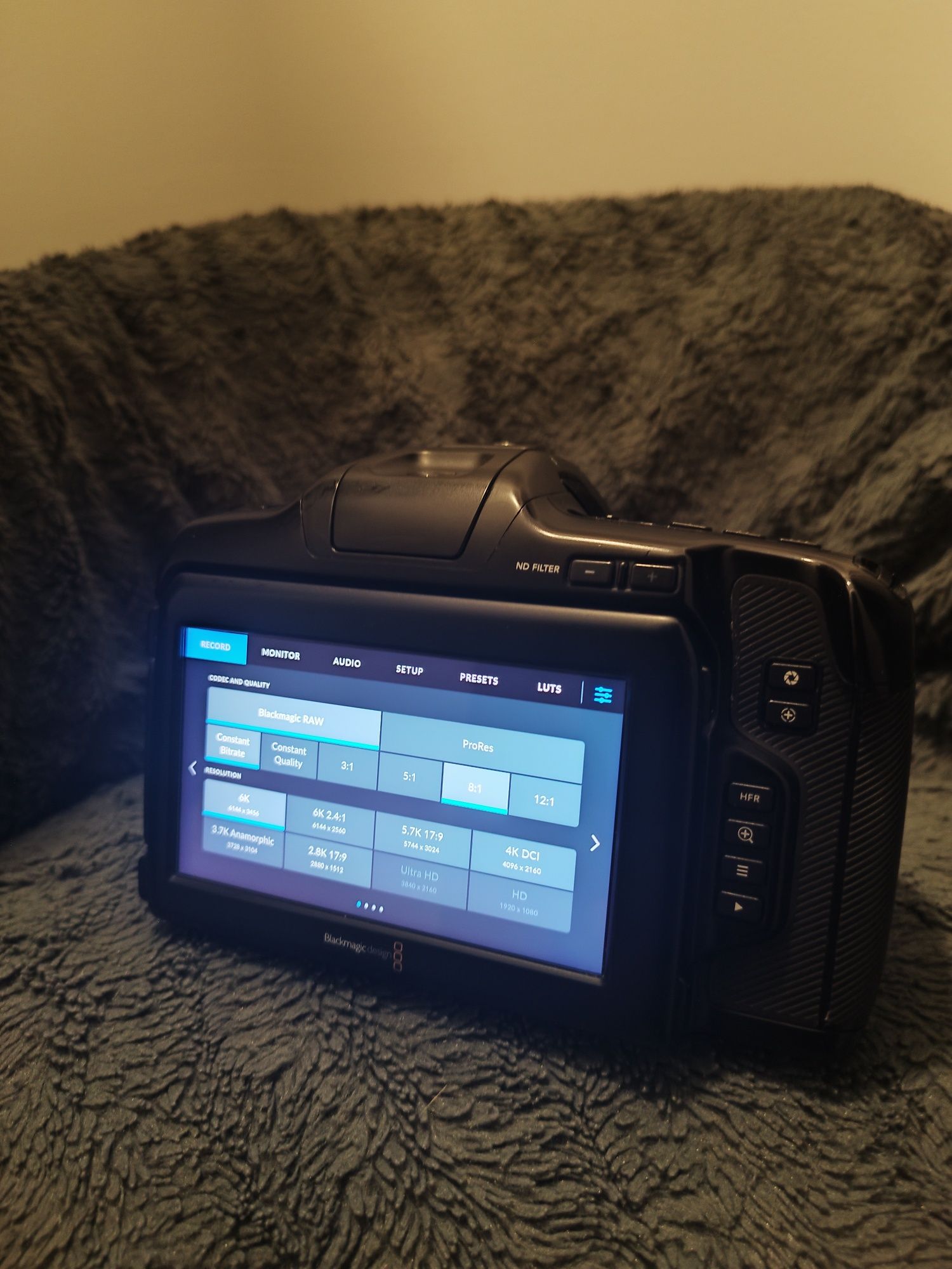 Blackmagic 6k pro full rig camera cinema