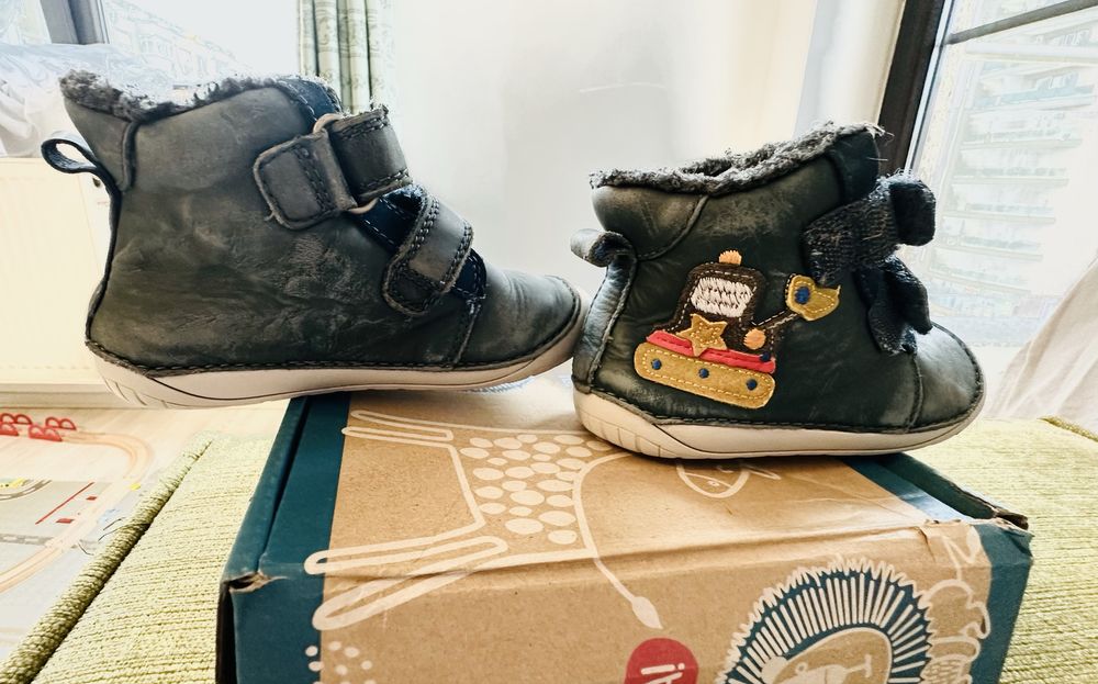 Ghete piele baieti 24 DD Step