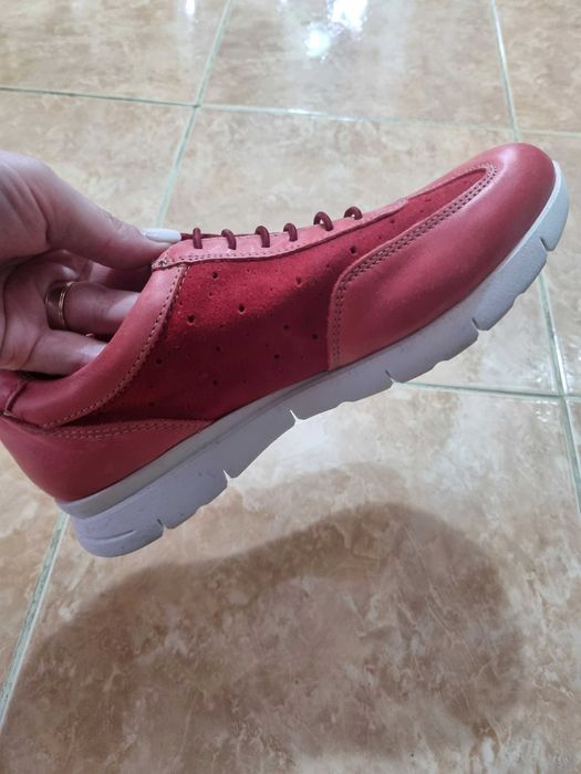 Pantofi sport noi,piele naturala