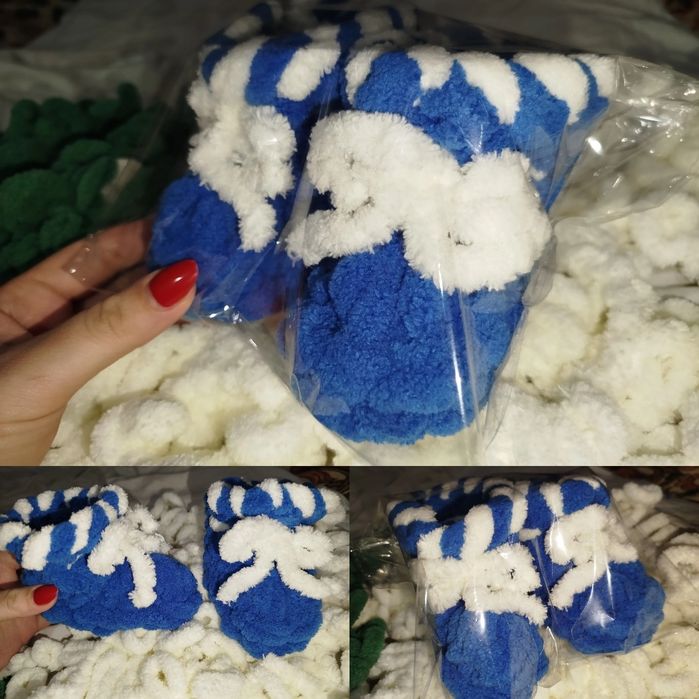 Пинетки из alize puffy .