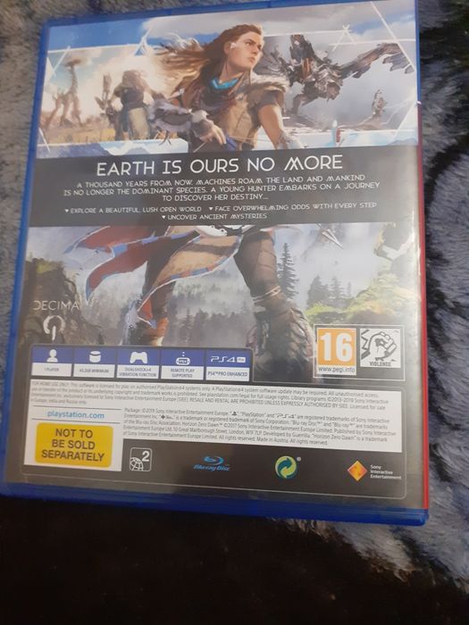 Игра за Ps4 Horizon zero