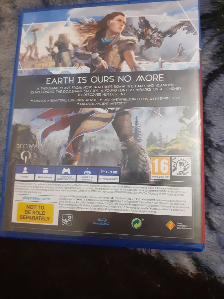 Игра за Ps4 Horizon zero