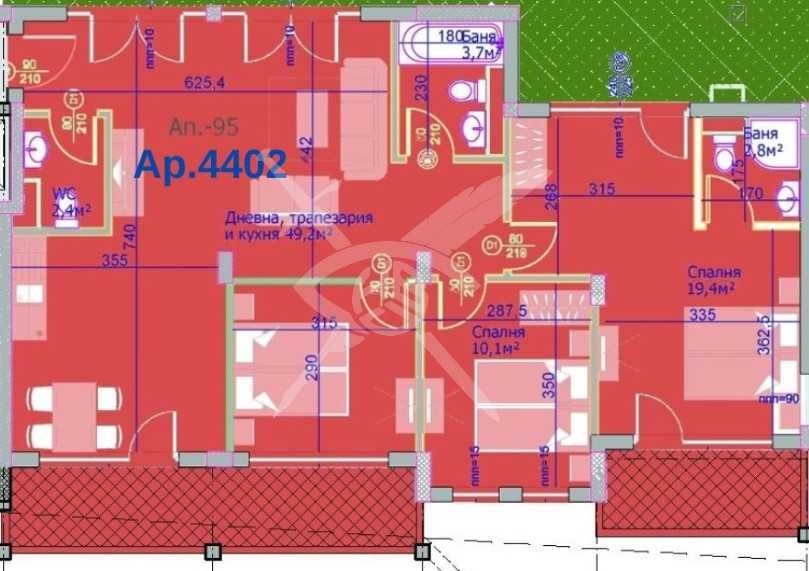 Многостаен апартамент в Слънчев Бряг 706-22153