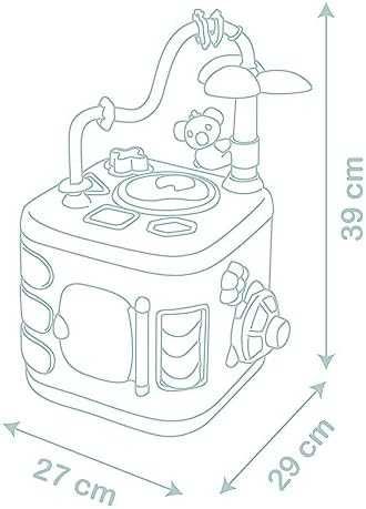 Нов Детски куб за игра Smoby 5 страни сортер и интерактивни функции