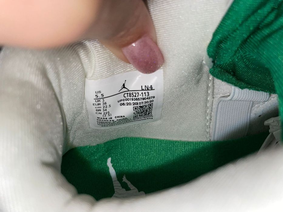 NIKE Air Jordan 4 Retro Metallic Green nr de la 36 la 40