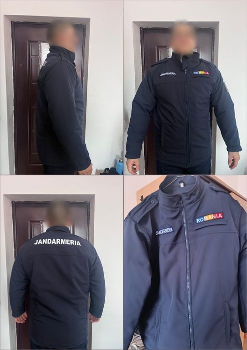 Geacă softshell jandarmerie cu mesadă, mărime XXL.