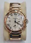 Ceas Cartier Ballon Bleu din aur rose 18k, automatic 44 mm