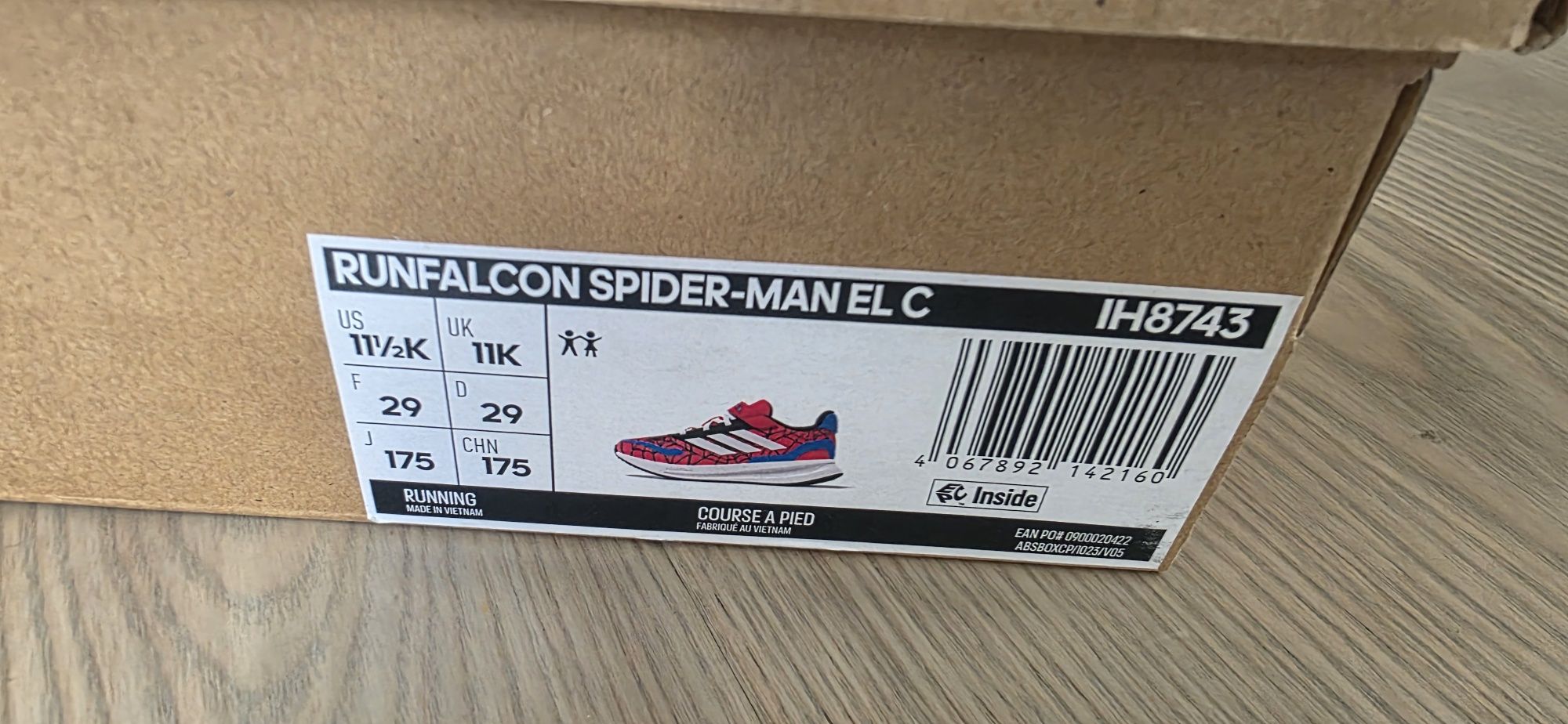 Маратонки Addidas Marvel spiderman