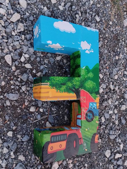 Обемни цифри, букви и всякакви декорации за рожден ден