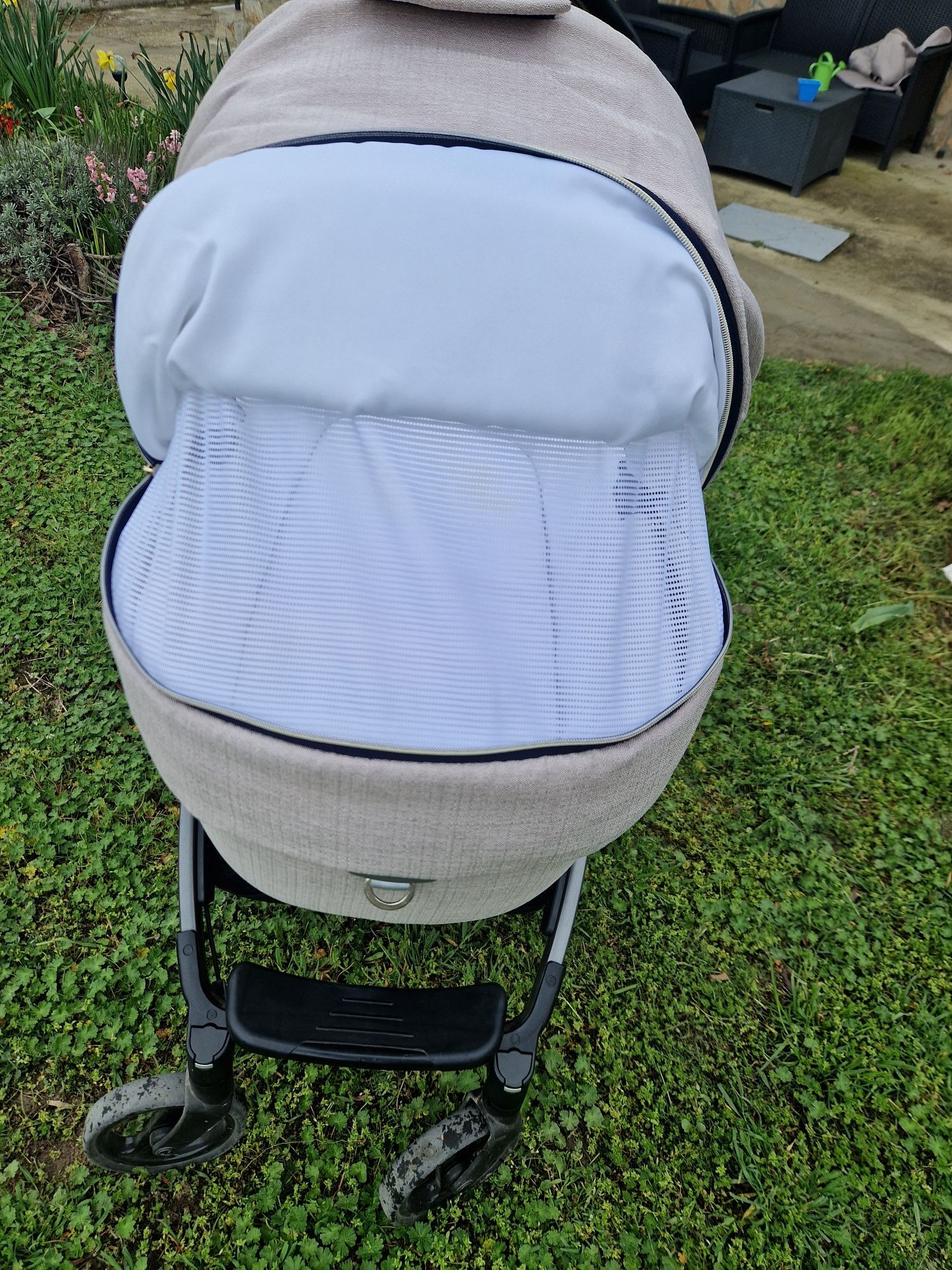 Бебешка количка 3в1 Peg Perego BOOK PLUS Modular Elite Luxe Beige 2017