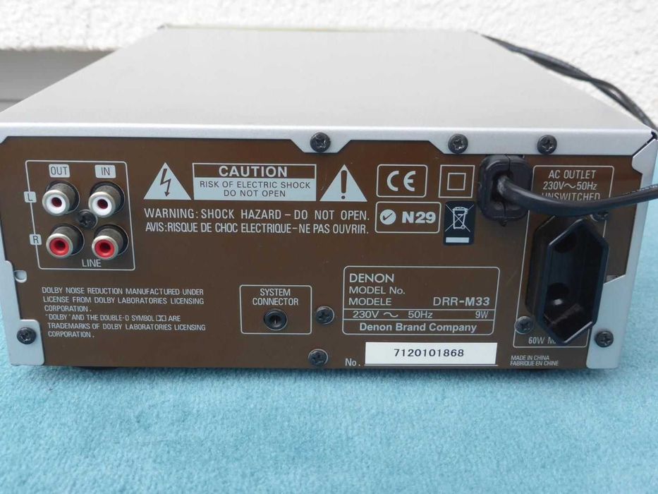 Casetofon deck DENON DRR M33